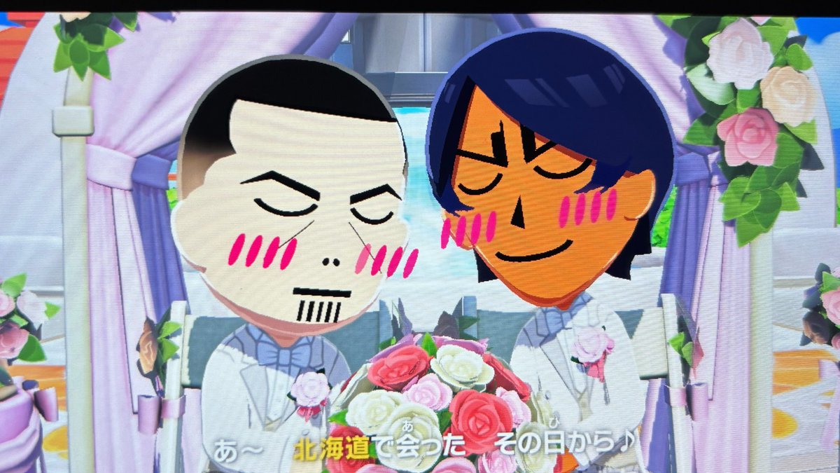 mebaci's tweet photo. 月鯉結婚しました https://t.co/y4NpEWhLE4