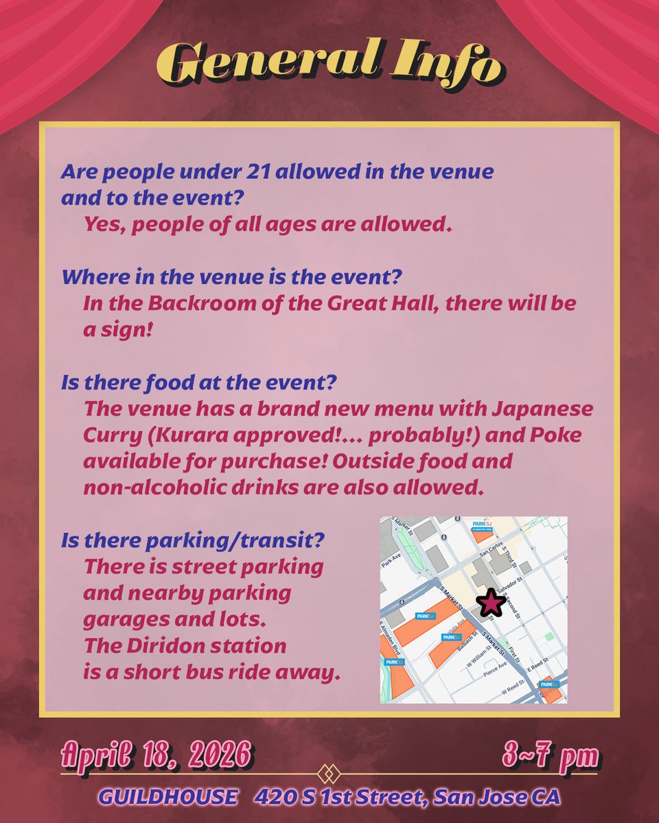 luccupsleeves's tweet photo. Questions? Here's some general information for tomorrow! https://t.co/8i0TuD8nDG