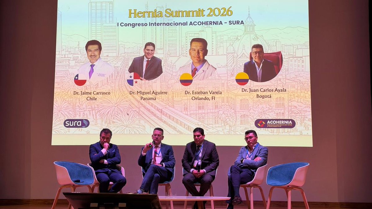 EstebanVarelaMD's tweet photo. Robotic surgery session ⁦@ACOHERNIA⁩ Hernia Summit 2026 https://t.co/hsDHiYErB7