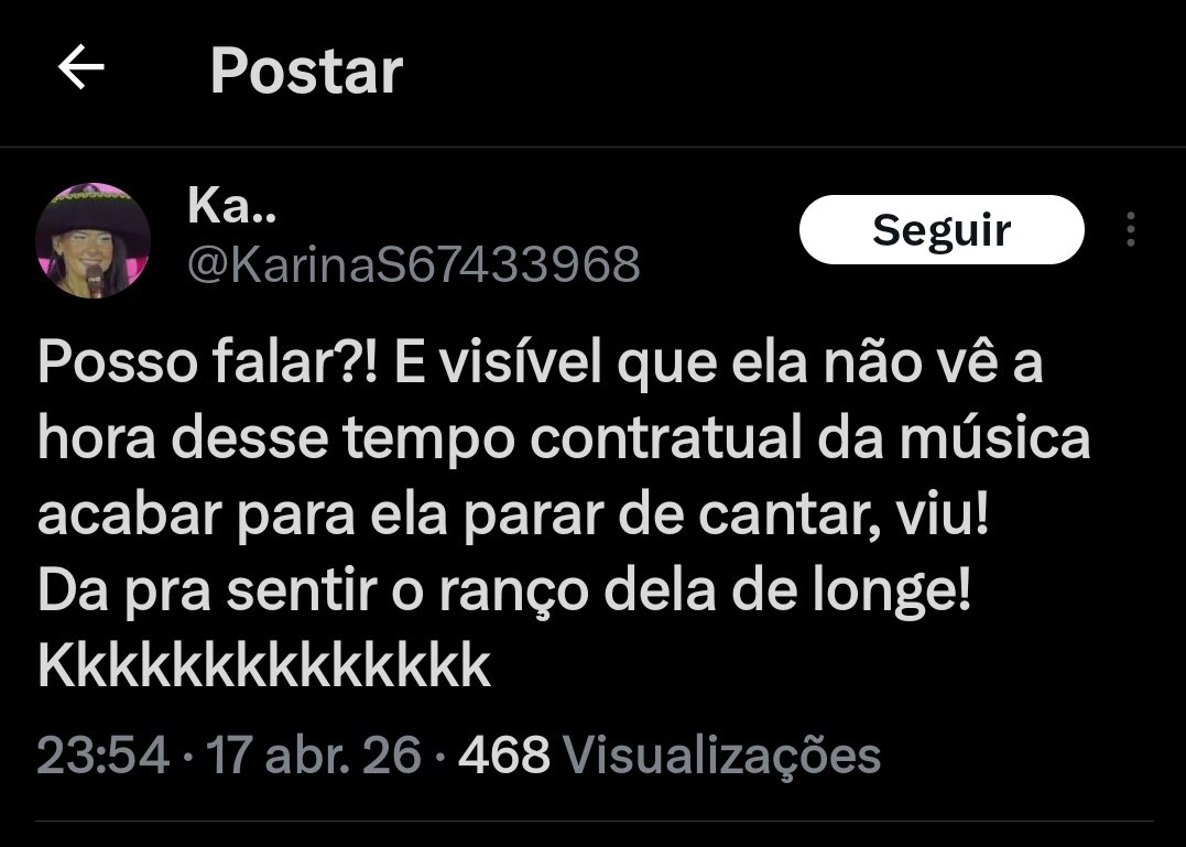 O contrato da plebeia já foi de arrasta faz tempo…

Agora o de Sua Boca Mente está chegando ao fim segundo a querida Ka. 🗣😂