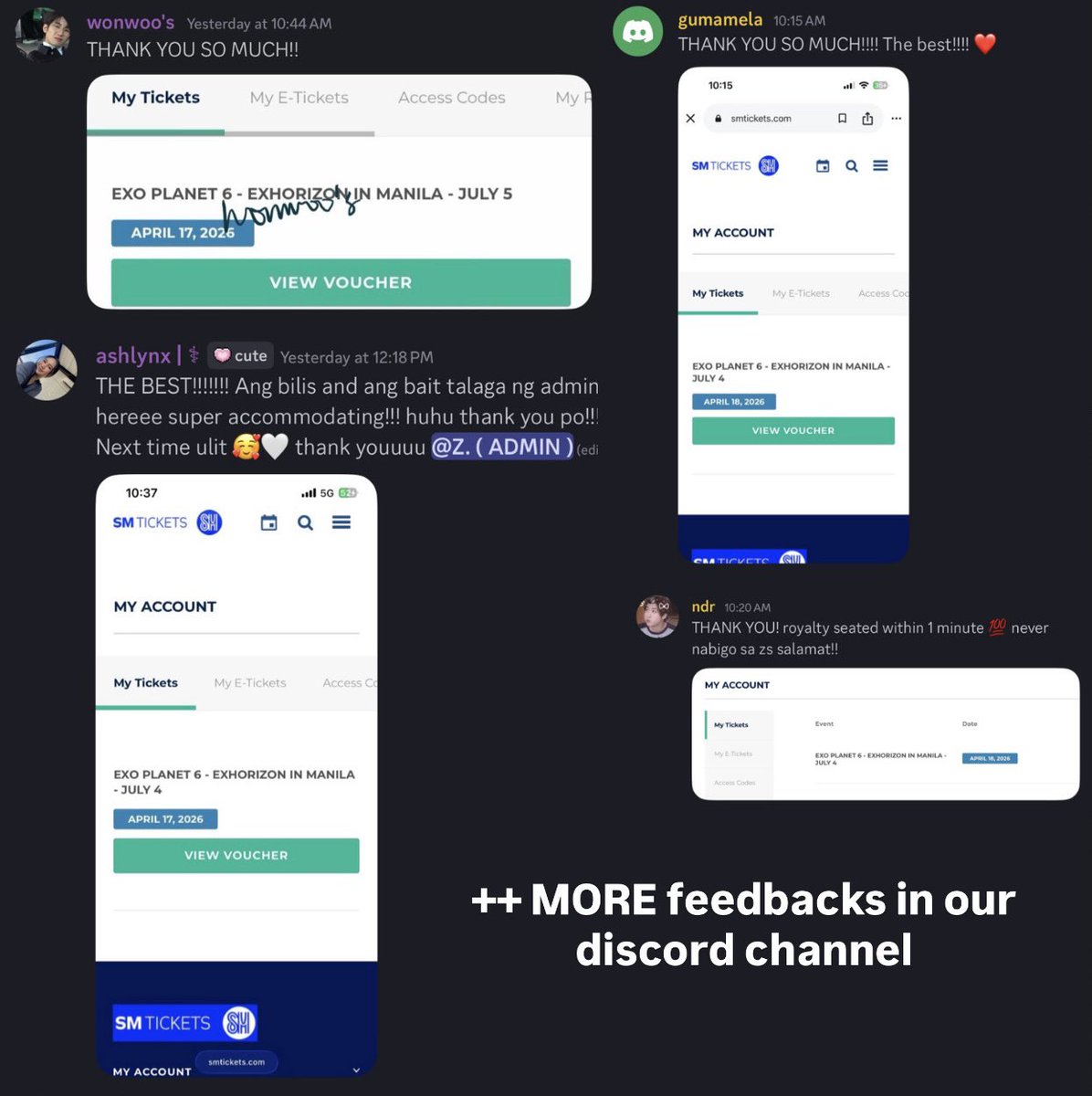Z's Ticketing Assistance ⚡️ tweet media
