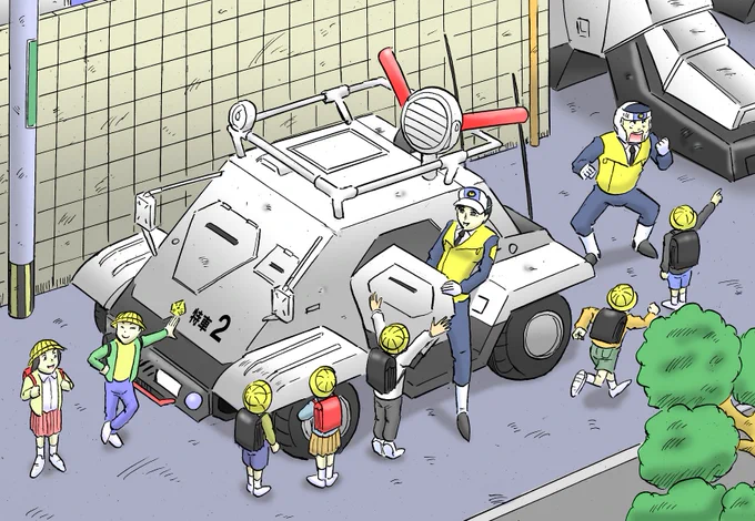 #クルマやバイクを描いてる人は見せびらかしましょう 架空車両部門。