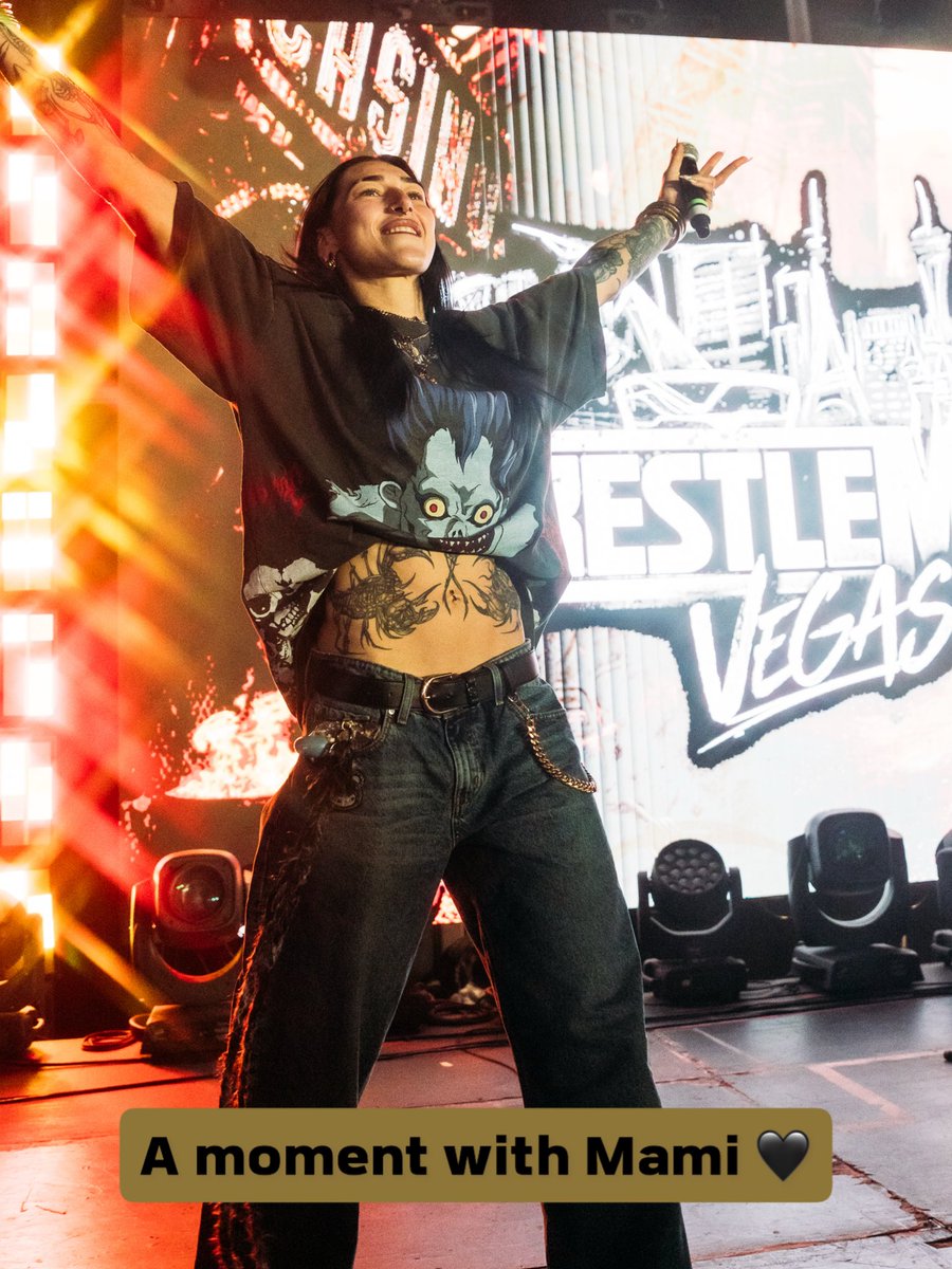 onlocationexp's tweet image. No better way to start #WrestleMania than with the energy of @RheaRipley_WWE 💪🔥 #OnLocation