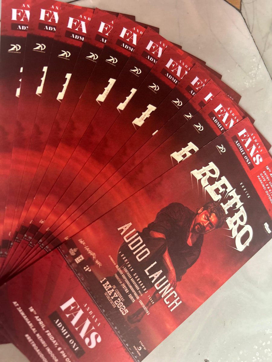 TiruttaniSfc's tweet image. It's been exactly a year since the audio release For #Retro ♥️🫶 Album Hit ✅💎 ...! 

#1yearofRetroAudioLaunch 

@Suriya_offl @hegdepooja 
@Music_Santhosh @karthiksubbaraj