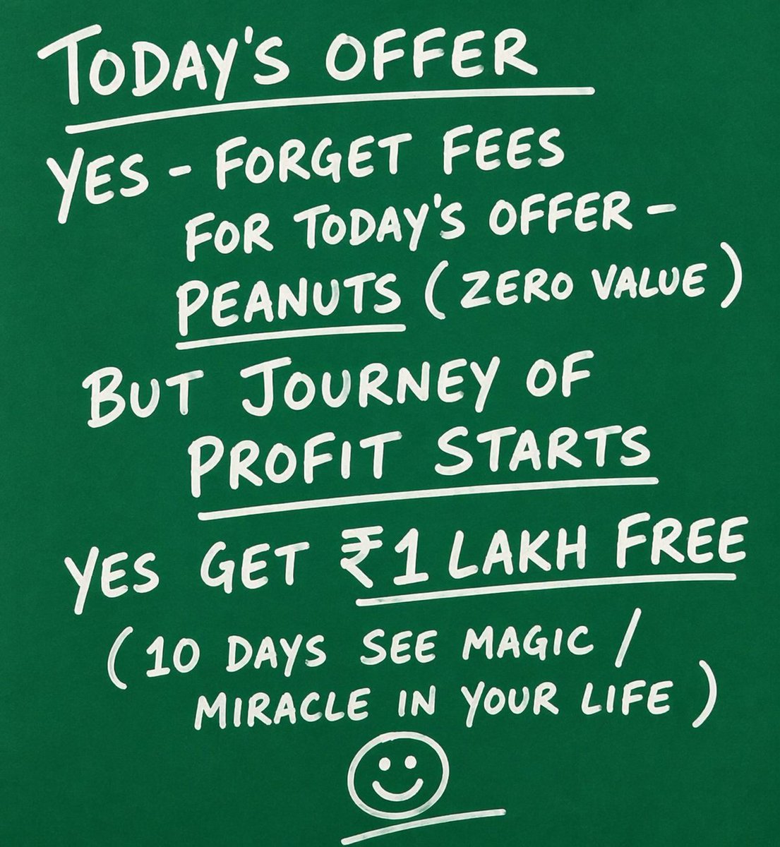CHARTISKING's tweet image. One email only 
IamAnirudhSethi@Gmail.com 
#WeekendOffer 

♦Remember : If u Miss no worry : Any time u can pay Rs 500/day x 240 sessions u can join us (Will increase this too from May 1st )

♥♥But Today's Weekend Fees ?Peanuts ....Thirst is must 

•Forget your FAKE EGO !!