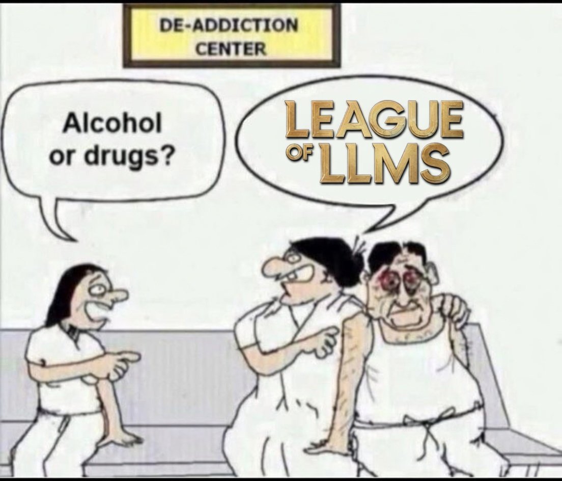 League of LLMs tweet media