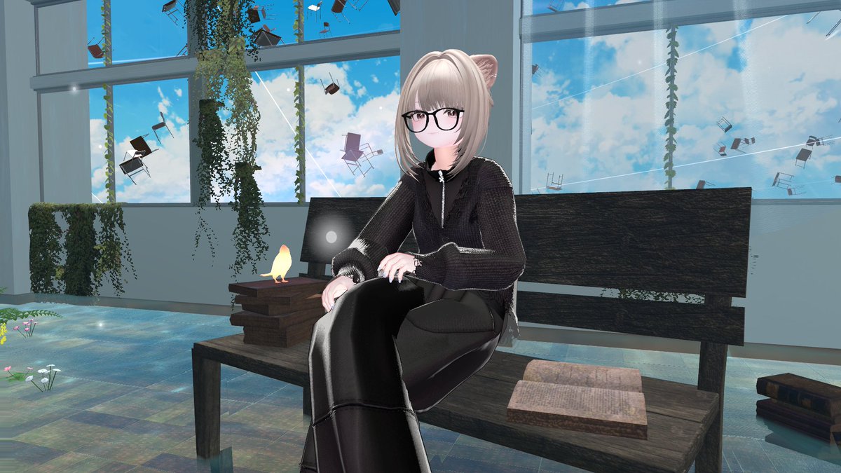 mahimahi_vrc's tweet photo. おはよー！
今日はこの前当選した衣装でお写真♪
#VRChat #mao3D #Noem3D https://t.co/DpEDOuUVsh