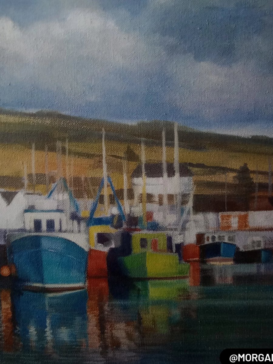 morgan_ferriter's tweet image. Dingle Harbour Dusk. Oil on canvas by M. Ferriter.
#painters #artists #dingle #kerry #wilatlanticway