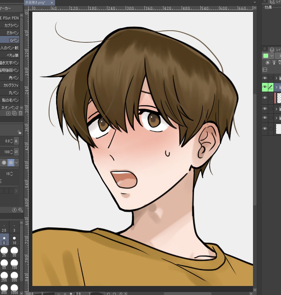 私ってこういうタイプの顔面も描けるんだ………になってる