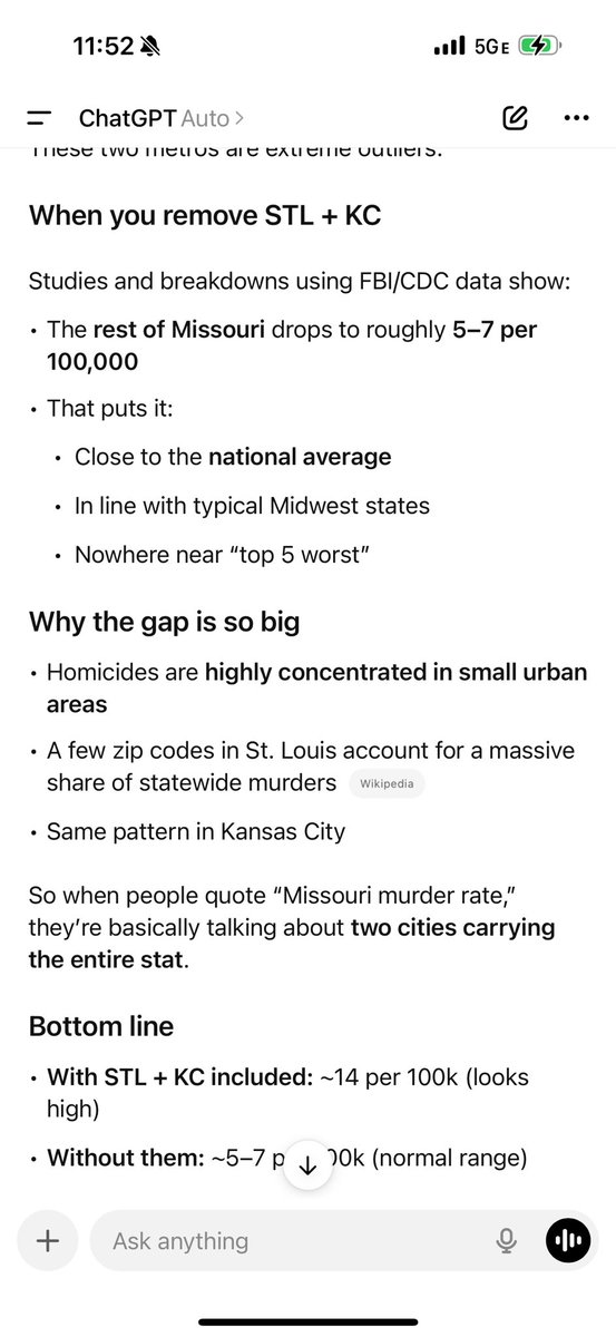 deaanders's tweet photo. @CAgovernor You mean because of liberal democrat cities like St. Louis and Kansas City. You may be able to bull shit brain dead Californians by enabling illegals and drug use but you don’t stand a chance in thw real world. We see right through your bull shit dude https://t.co/4NG0pGsxNn