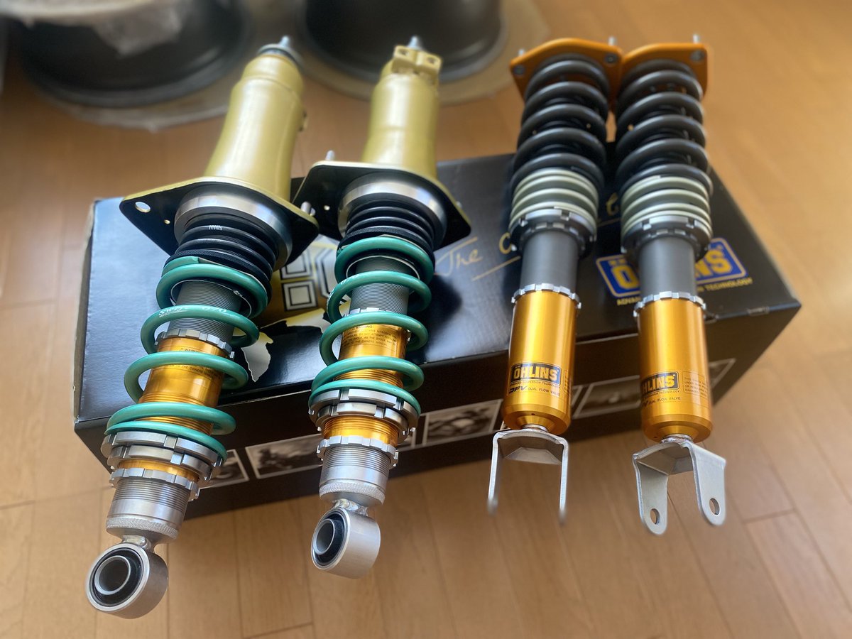 ats_zoom's tweet photo. 一旦取り付けて走ってみたけど前足はいい感じ、
後ろ足はもう少し煮詰めないとダメっぽい。 https://t.co/XNSCOR2qnt