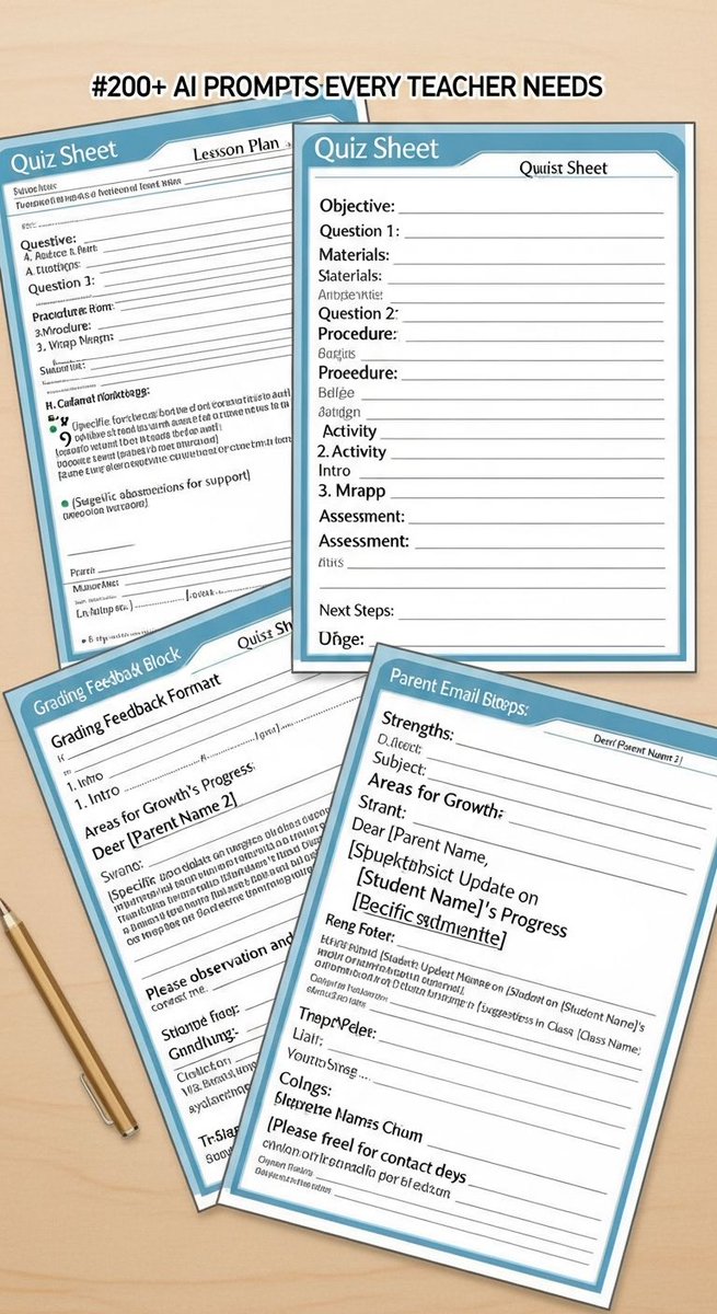 bolddigitalshop's tweet image. Teachers, simplify your prep! Get 200+ AI prompts for instant lessons, quizzes &amp;amp; feedback. Save time, teach smarter.
#TeacherAI #EdTech
payhip.com/b/J32Bb