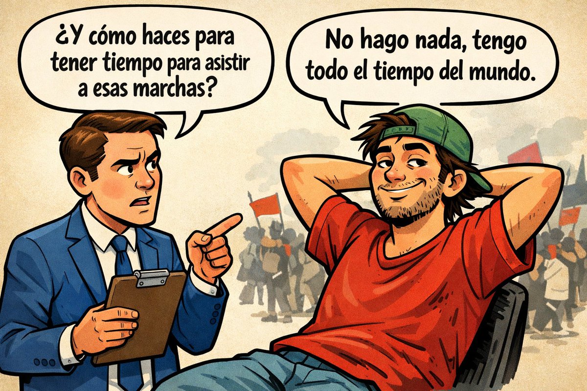 Por eso llenan sus marchas.