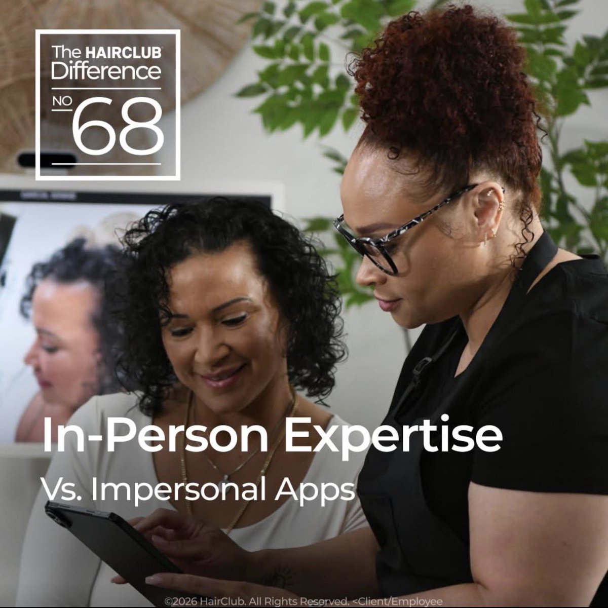 #Hairloss isn’t something an app or an algorithm can fully understand. It’s personal. HairClub believes you get the best results when you start with in-person expertise – not generic recommendations or app-only check-ins. 

Book your free consult.

hclub.cc/47OOFf2