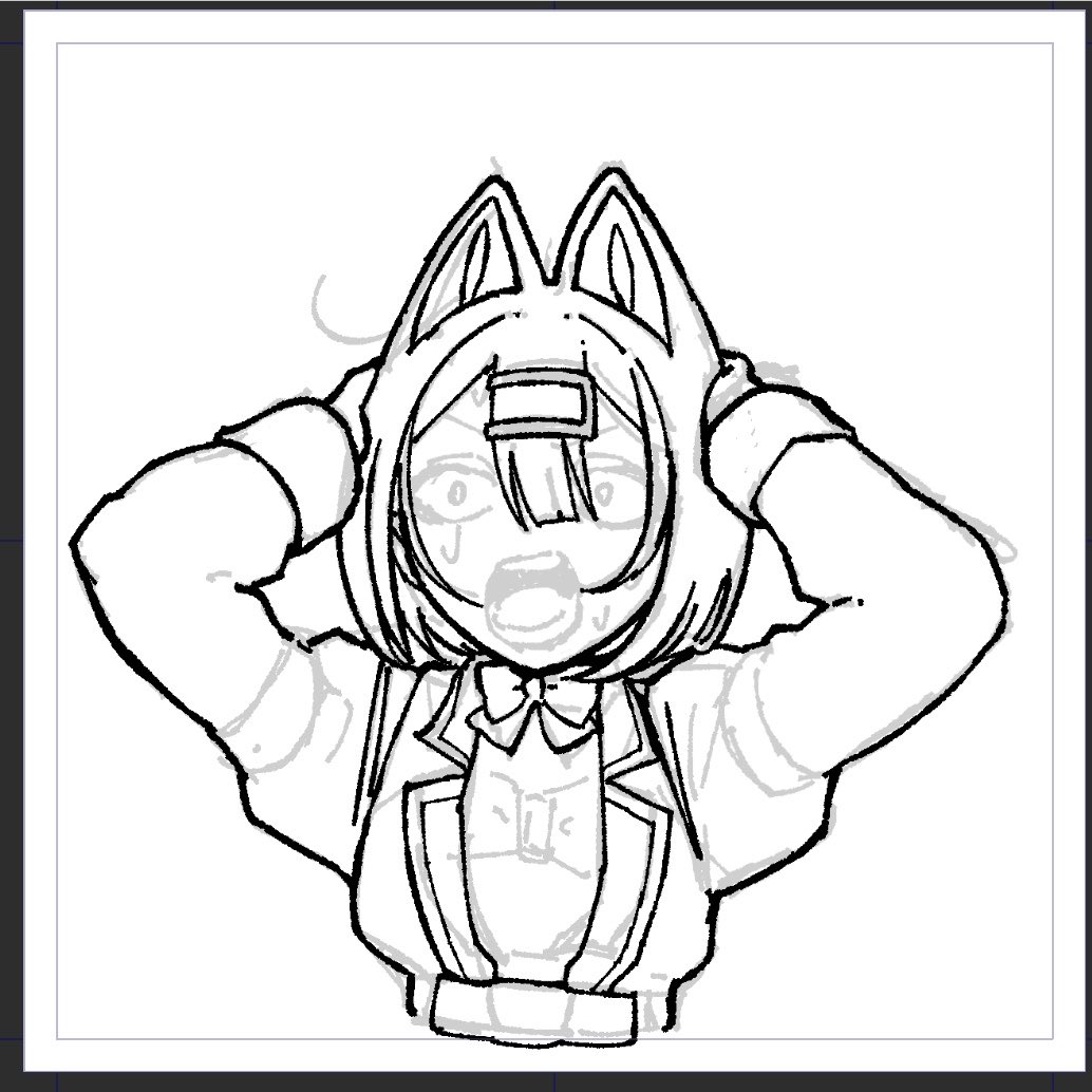 ぜんぜんバランスよく描けん😭
↓
時間かけて丁寧にやればある程度ちゃんとさせられるな…🤔

描いてるとこういうことばっか 