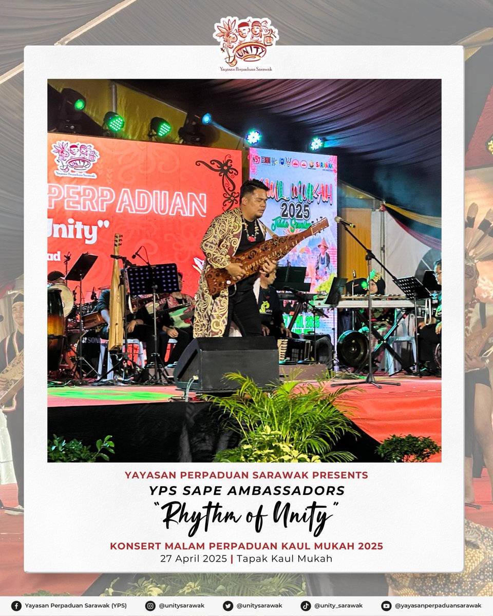 unitysarawak's tweet image. #unity #yps #ypssapeambassadors #kaulmukah2026 #kaulmukah #sarawak #rhythmofunity