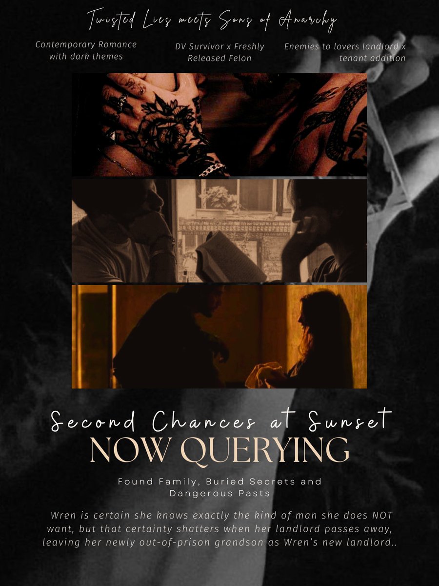nicholewinterss's tweet image. Second Chances at Sunset - 80k words

🖤 Enemies to Lovers (Landlord x Tenant addition)
🖤DV survivor x Felon
🖤Love after trauma
🖤Haunted pasts and buried secrets
🖤Who did this to you? 
🖤 Slow burn “F**k it” moment 
🖤 They share a bedroom wall 

#Q #posterpit #R