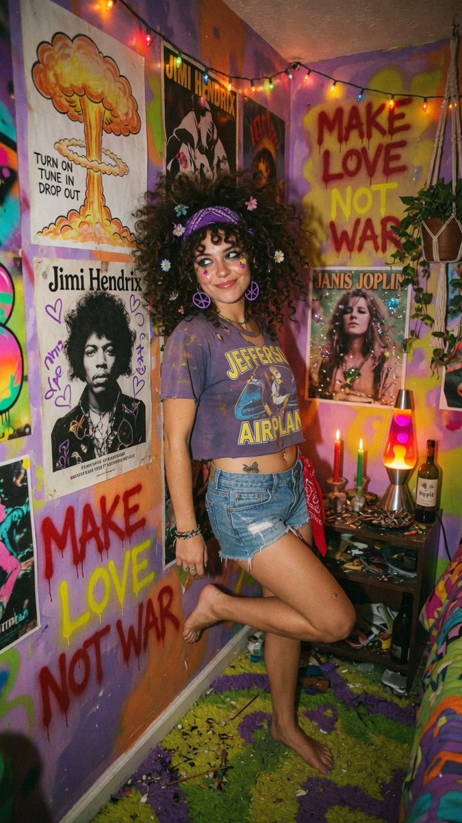 Z6Studios's tweet image. Seems Like Yesterday : #FlowerPower #Psychedelics #HippyChicks