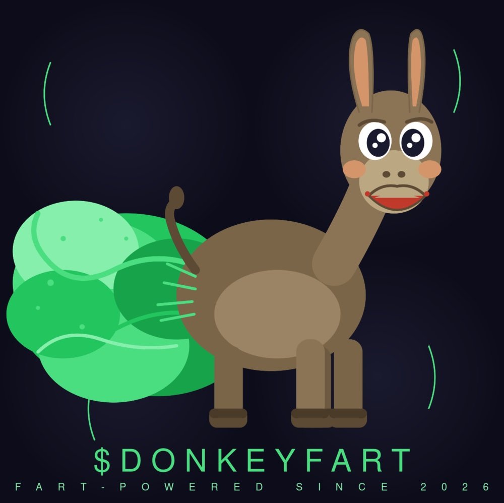 Something’s quietly heating up 🚀🚀

$DONKEYFART 💨🫏 is starting to pop up on more radars - still super early, but momentum is building.

No hype explosion (yet)… just steady attention 👀  

This is usually where early positioning happens.

Some will ignore it.  
Some will