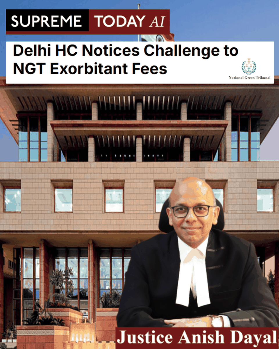 SupremeTodayAI's tweet image. Delhi HC Notices Challenge to NGT Exorbitant Fees

supremetoday.ai/delhi-hc-issue…

 #EnvironmentalJustice #AccessToJustice