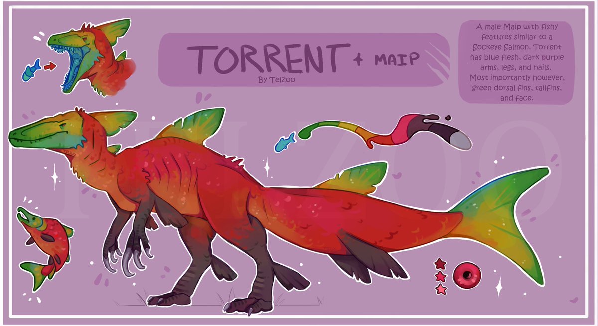 telzoos's tweet image. #oc #dinosaur my boy