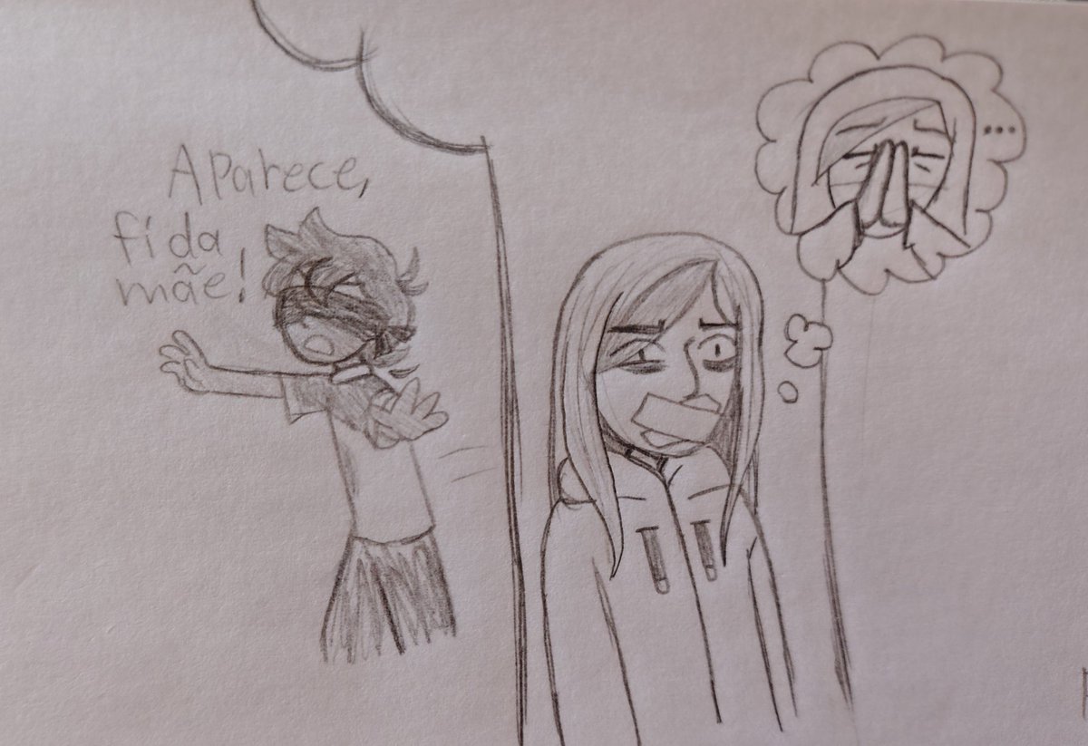 ⚠️ Alerta de conteúdo Moralinn, SE VOCÊ NÃO GOSTA DO SHIP É SÓ NÃO VER, ENTÃO CIRCULANDO, obrigado.

Desenho besta de comic besta q fiz do último vídeo do Torajo Jovem let's go #MundoTorajo #Moralinn (1/7)