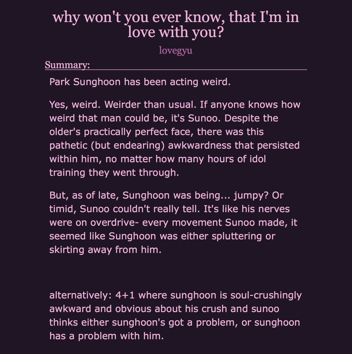 nooberrii's tweet image. tonight’s #literature 

archiveofourown.org/works/77130761