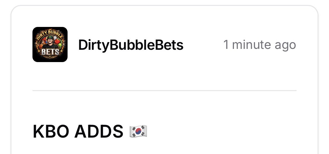 Dirty Bubble Bets tweet media
