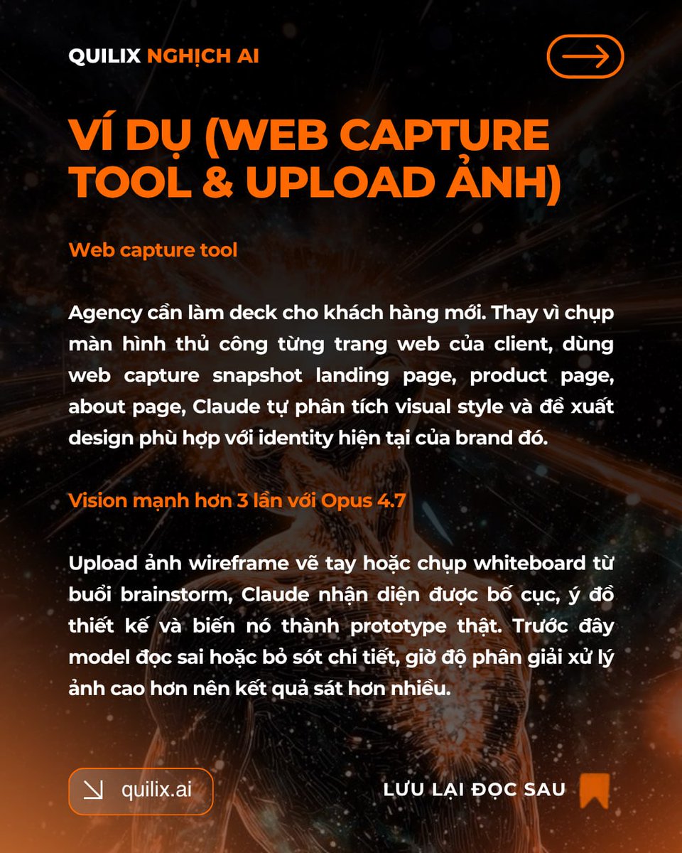 quilix's tweet photo. Giải thích nhanh về Claude Design (Kèm các trường hợp sử dụng)

Đừng sợ AI cướp đi job của bạn, hãy tận dụng nó để x10 công việc & tăng thêm vài số 0 vào tài khoản.

Đọc mới biết:

Đọc mới biết: BLĐ Figma có ông từng làm CPO Anthropic 1 năm; nghỉ Figma 3 ngày thì Claude Design ra mắt, lmao.