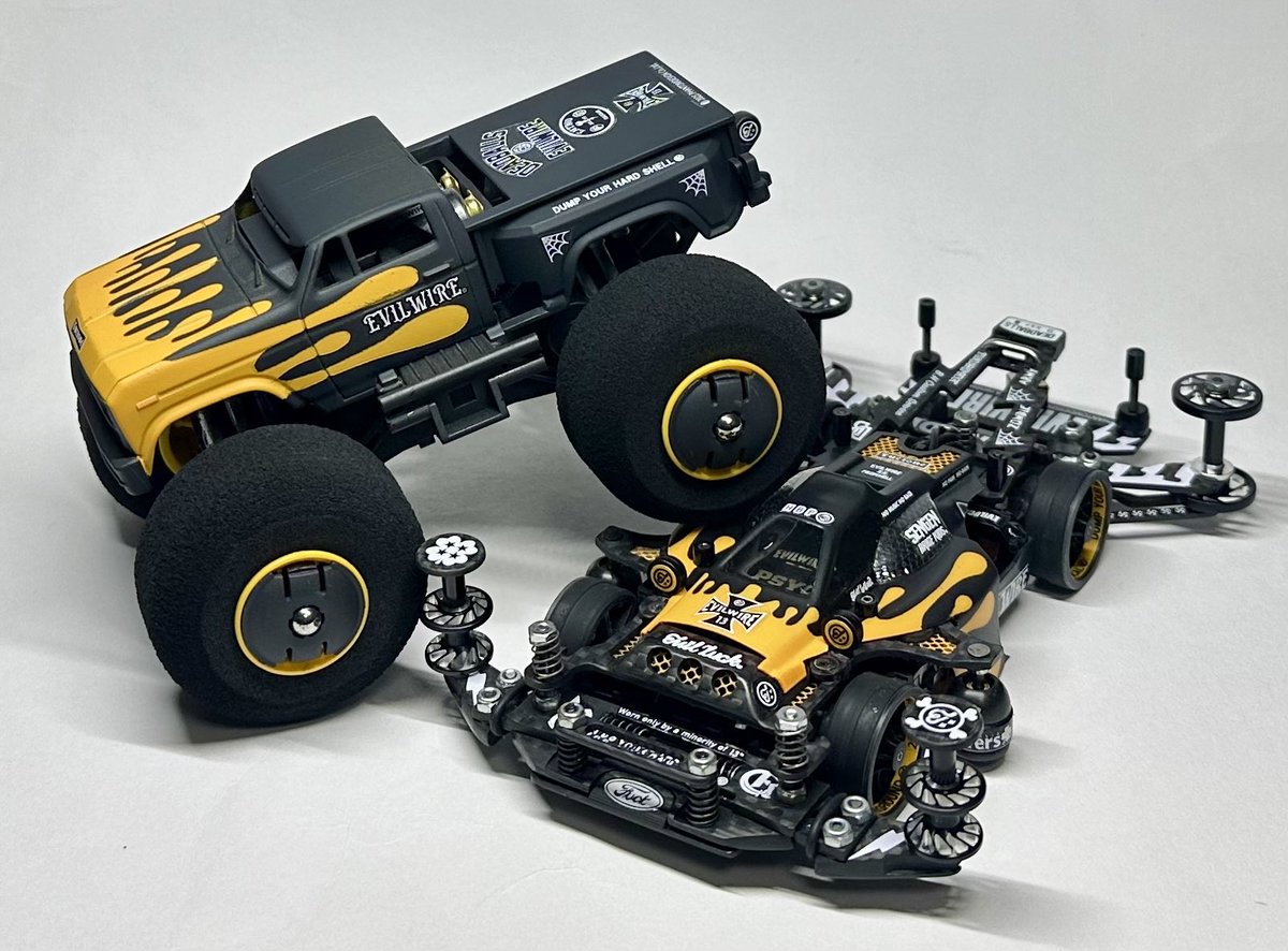 新車！片軸マシン作ろうと思ったらシャーシ間違えてワイルドミニ四駆