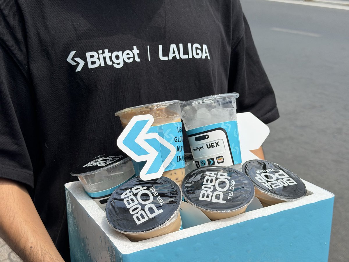 bitgetvietnam's tweet image. Who has received UEX milktea? 👌

U want some @bitget 👉👈
#bitgetboba #UEX