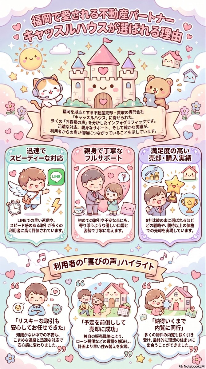 castlehouse4146's tweet photo. ありがたいことに、
これまで関わっていただいたお客様から

「安心して任せられた」
「丁寧に対応してもらえた」

そんな言葉をいただくことが増えてきました。

不動産って
物件も大事ですが、

・連絡の速さ
・寄り添い方
・提案の中身

この辺りで結果変わると思ってます。

関わっていただいた皆様に感謝しつつ、
これからもちゃんとやっていきます。

#福岡不動産
#福岡市不動産
#福岡市南区
#南区大橋
#西鉄大橋駅
#大橋駅徒歩5分
#福岡中古住宅
#福岡中古マンション
#マイホーム
#住宅ローン相談
#キャッスルハウス