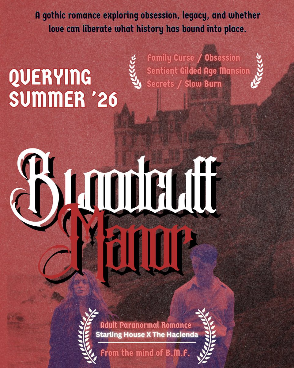 BMFwrites's tweet image. Obsessed with Gilded Age mansions, a young preservationist accepts an invitation to live alone in a sealed seaside manor &amp;amp; discovers the house is not haunted but inhabited by an heir bound within its walls.
Breaking his curse is the only way to free him.

#Posterpit #W #spf #R #A