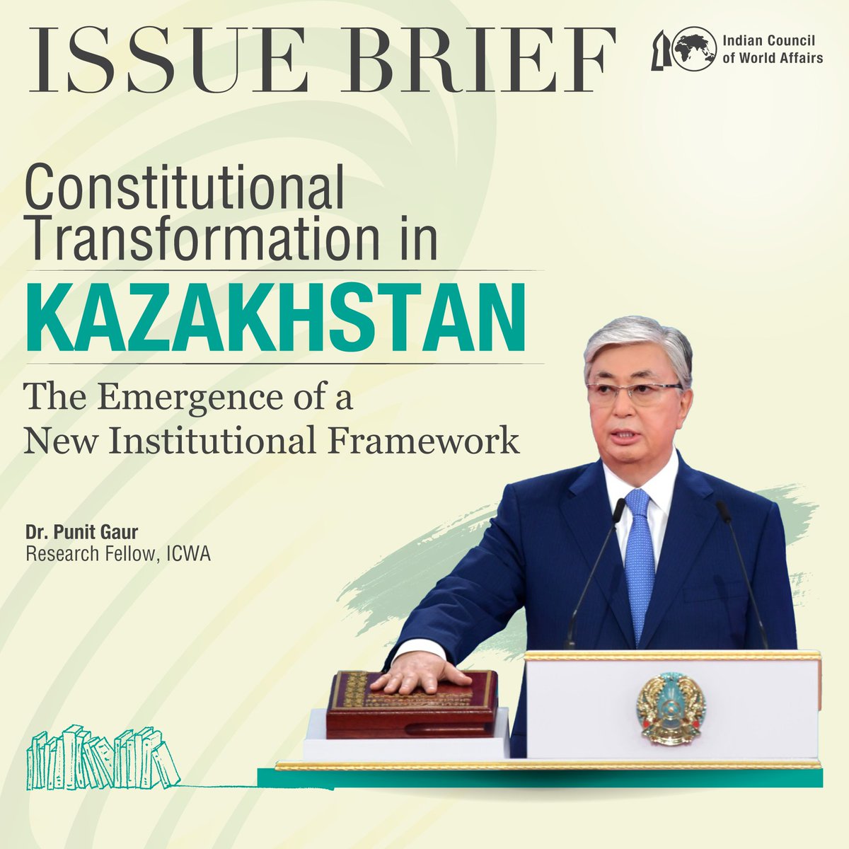 ICWA_NewDelhi's tweet image. The new #constitutional framework marks a shift from a super-presidential system to a more balanced presidential #republic with robust parliamentary authority. It seeks to foster a new political culture and strengthen #civil #society. 

Read more in #ICWAIssueBrief on