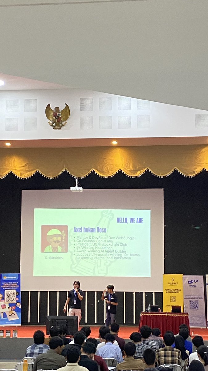 Alvenendrawan's tweet photo. seru dan berguna banget acara hari ini acara dari Web3 Univ Tour, kita bisa berinteraksi langsung dengan sepaker dan dev secara langsung
thank u @BinanceAcademy @BNBCHAIN @coinvestasi @devweb3jogja @bcc_ukdw
#WhereBuildersBuild #BinanceAcademyUniversity
#semuabisacrypto https://t.co/j9n62lUU5A