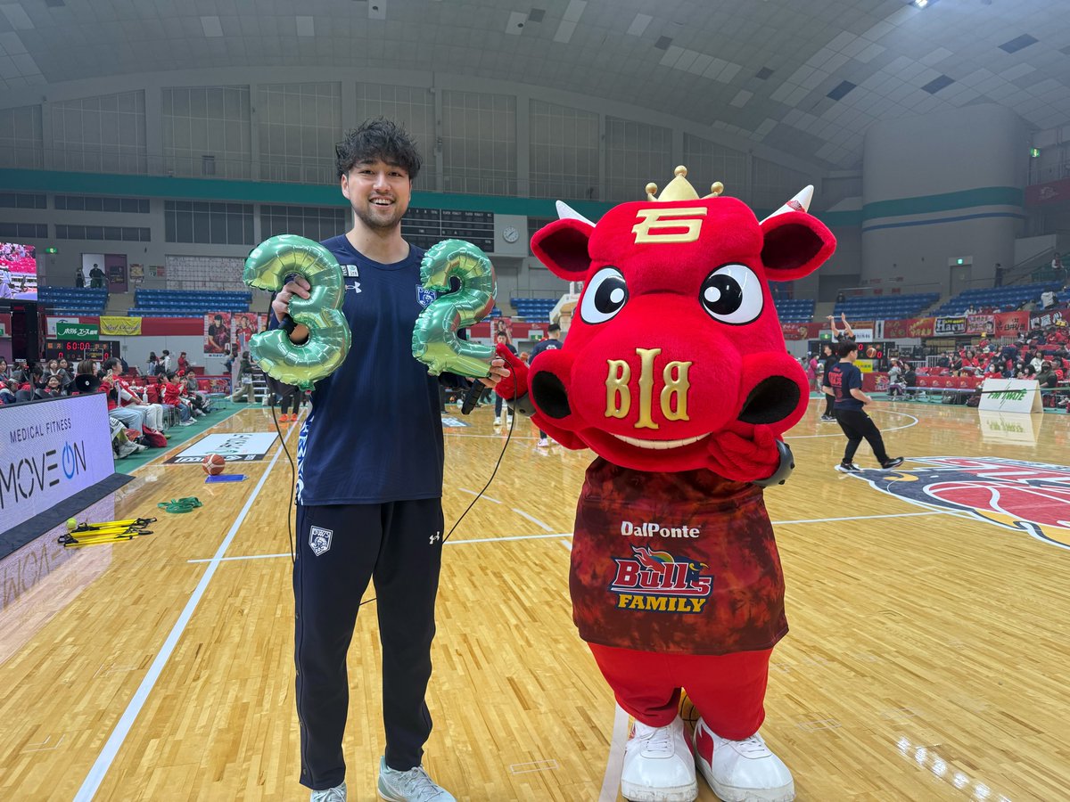 -------------
Before the GAME
OFF SHOT③📷
-------------

#岩手ビッグブルズ
#BULLZO #ぶるぞー
#福井ブローウィンズ
#満田丈太郎