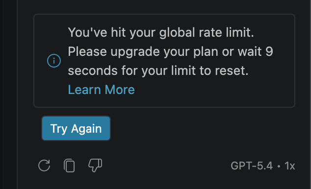 糟糕！被 copilot 制裁了！