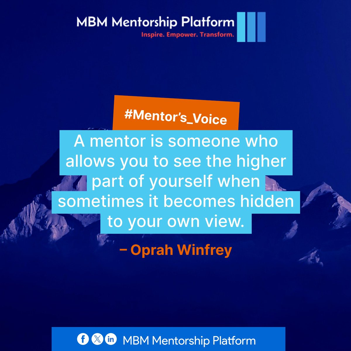 MBM Mentorship Platform tweet media