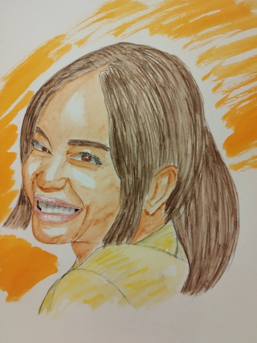 fab3756's tweet photo. Hello, Joan Smalls, "Total joy" :) #joansmalls #watercolor #painting https://t.co/6p0vN2lNZm