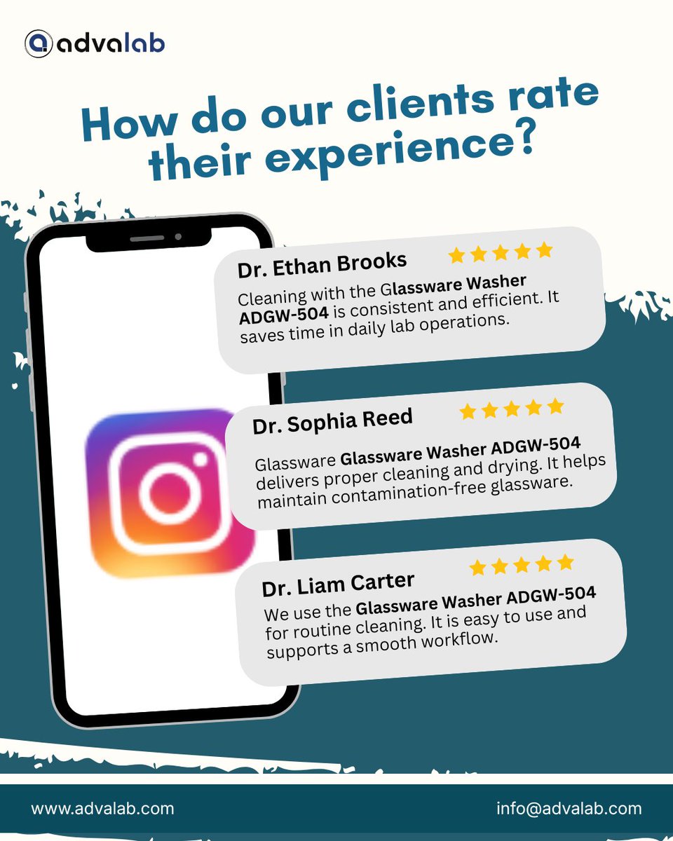 AdvalabSupply's tweet image. Glassware Washer ADGW-504 delivers automated cleaning with high capacity and controlled washing cycles for laboratory glassware.

info@advalab.com

Learn More: advalab.com/glassware-wash…

#Advalab #GlasswareWasher #LabEquipment #ResearchLab #LaboratoryInstruments