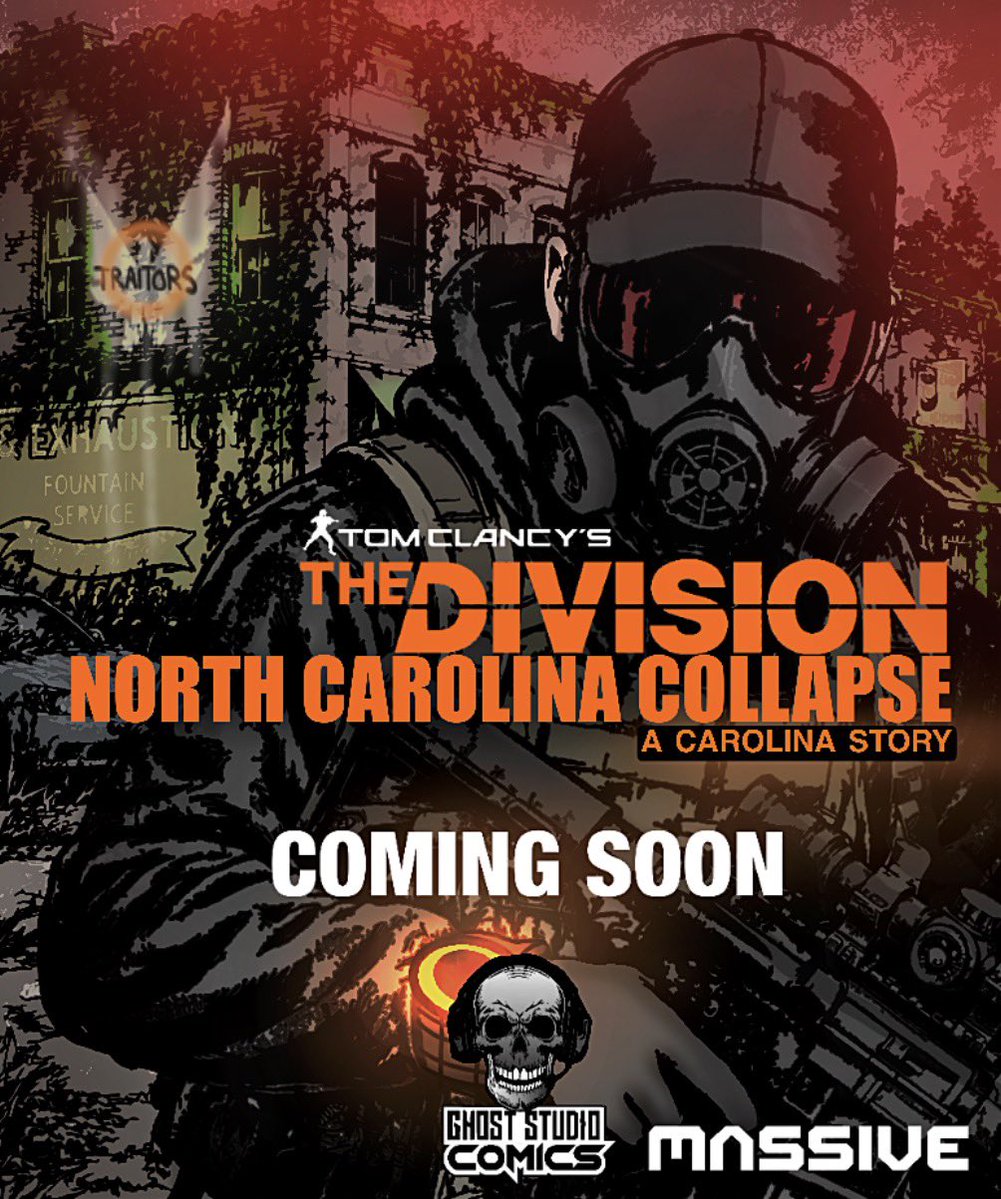 comics_studio's tweet image. Tom Clancy’s The Division North &amp;amp; South Carolina comic book story, which will be a 2 part series exploring both states set in a post apocalyptic America. Coming Soon!

#TheDivision2 #TheDivision 
#NorthCarolina