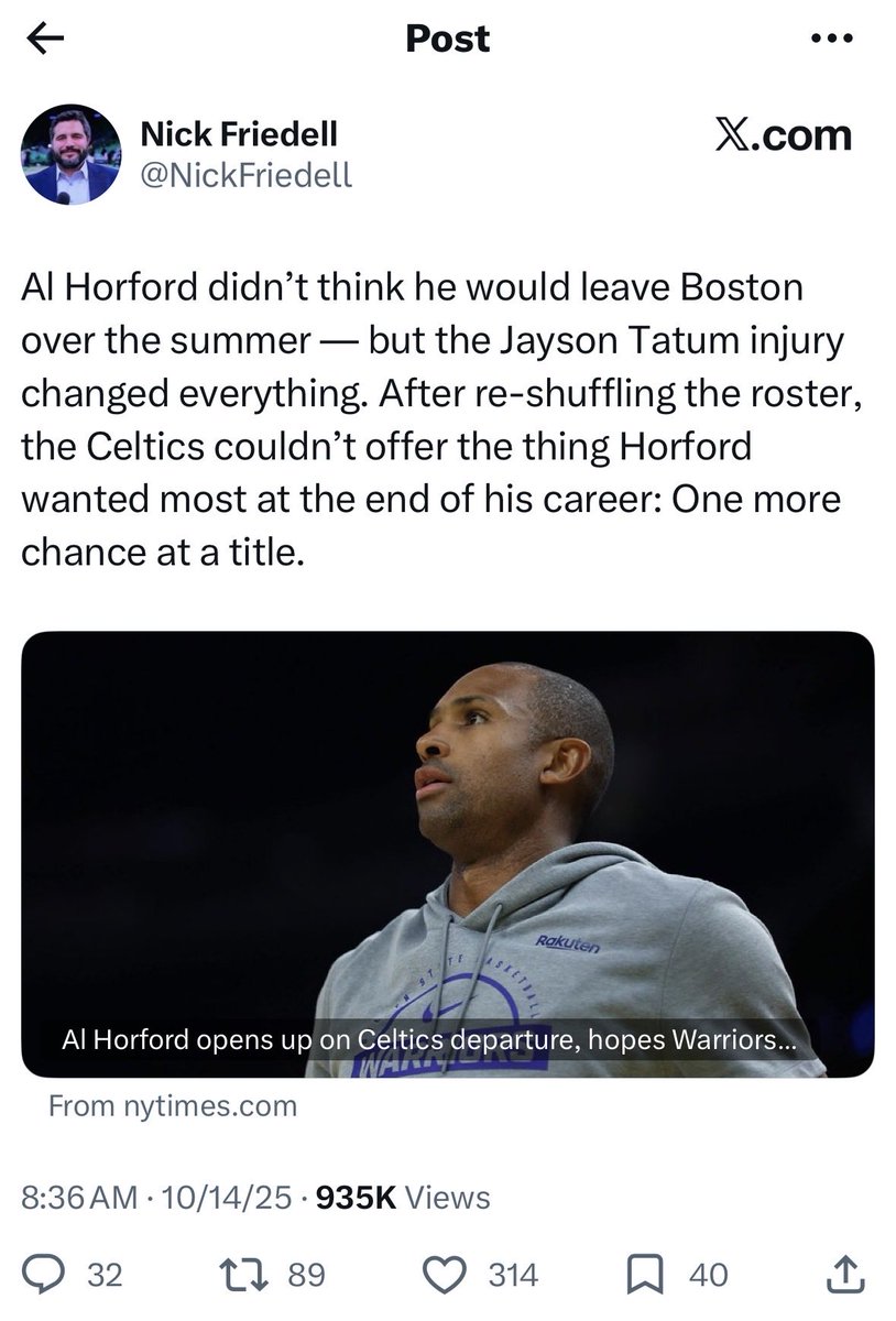 StuartBuchanan's tweet photo. “One more chance at a title.” #Celtics https://t.co/fzL7fTKZEi