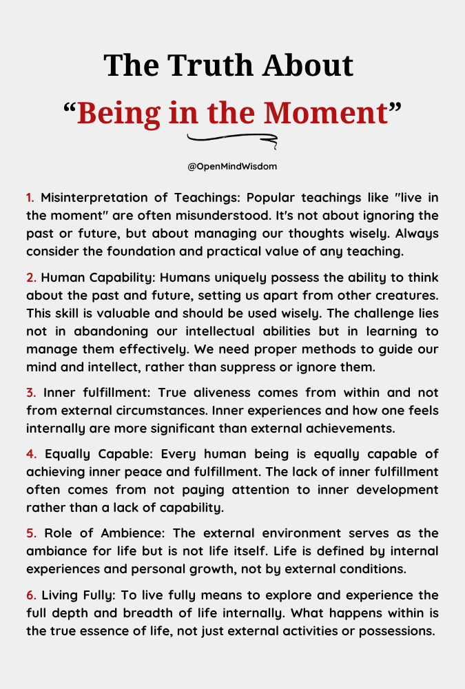 OpenMindWisdom's tweet photo. "Being in the Moment" https://t.co/VpmgBt8pMh