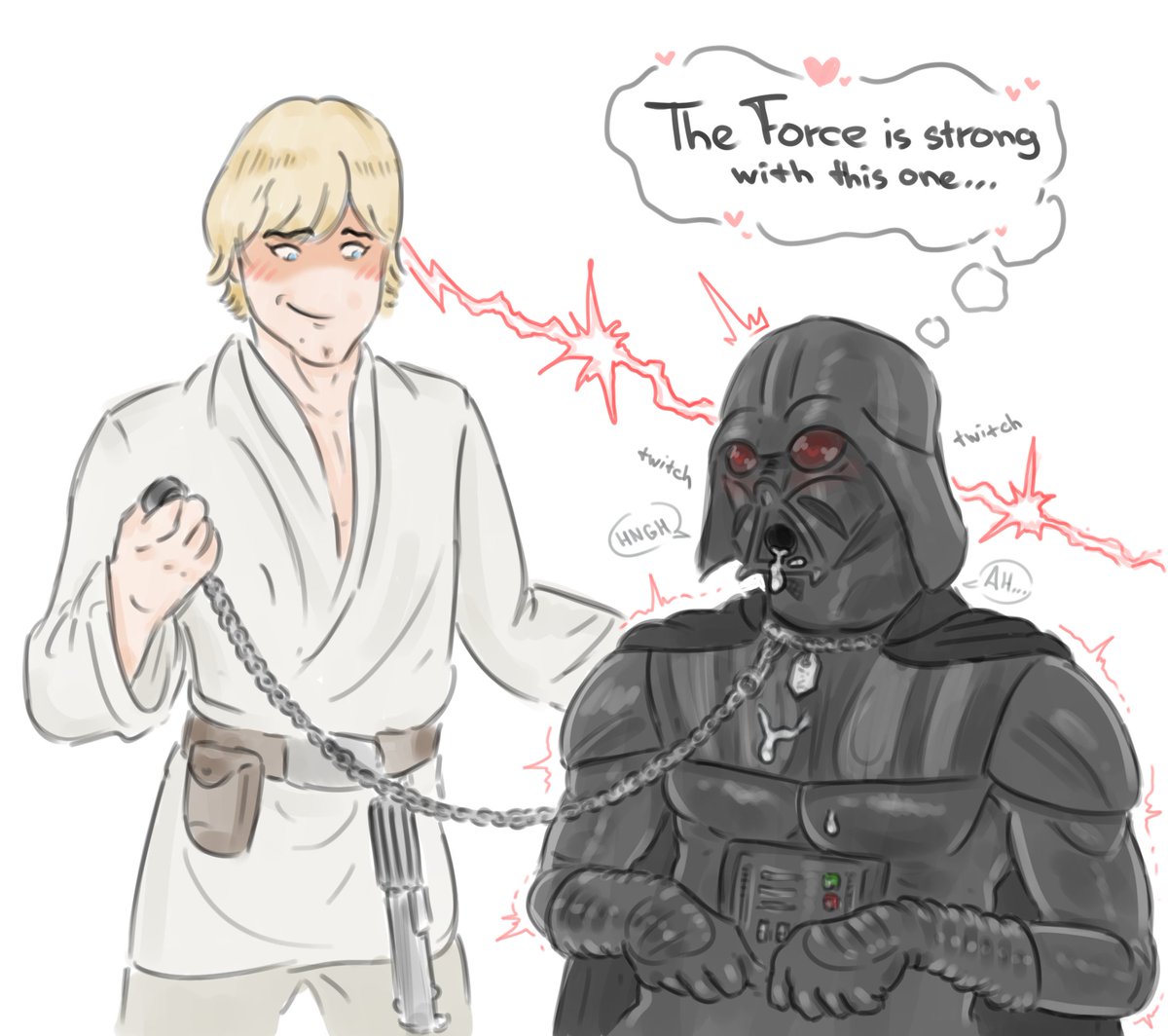 Who's a good boy?
#NSFW #Vaderluke