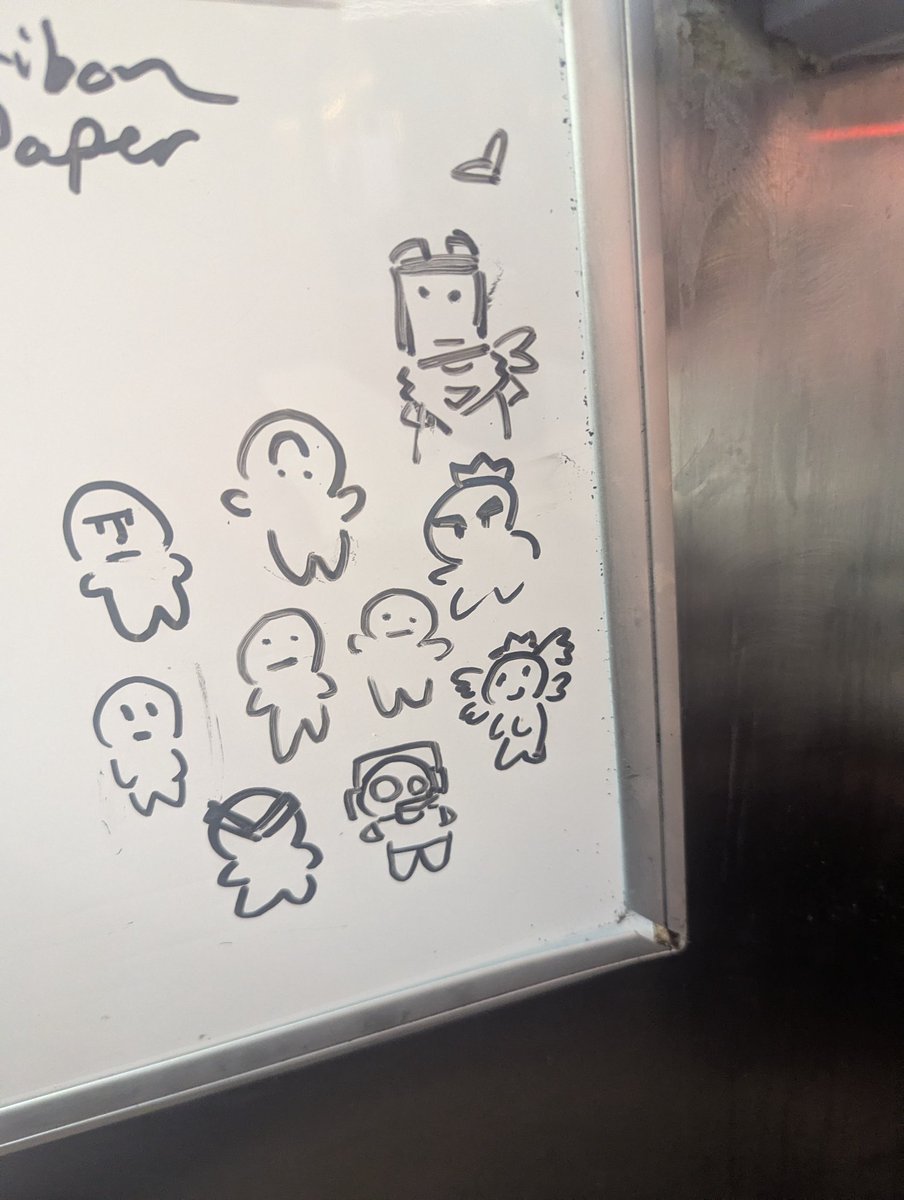 Drew the color crew on the whiteboard at my work so I'm never alone