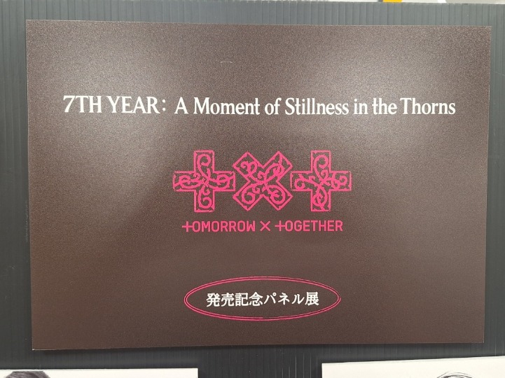 ⭐️非売品希少⭐️ TXT TOMORROWXTOGETHER 店内展示用パネル TOMORROW_X_TOGETHER】 ／ 8th Mini Album 『7TH YEAR: A Moment of