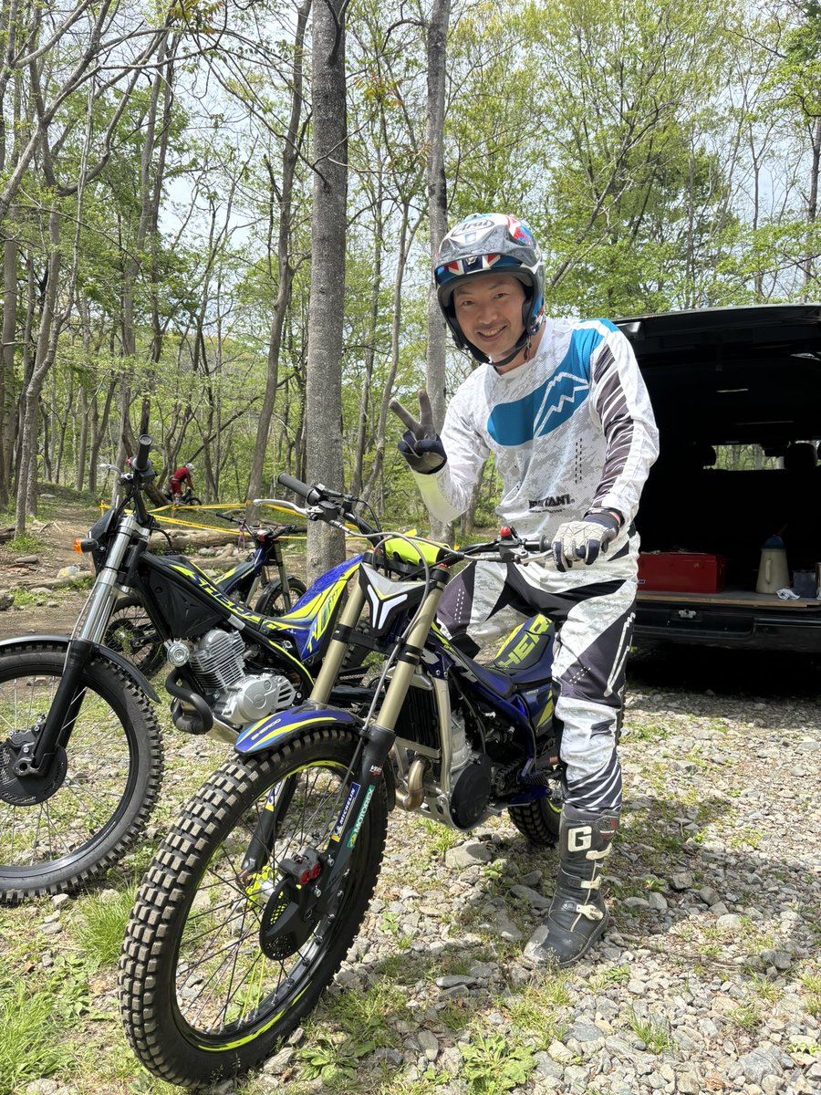 sherco_japan's tweet photo. 本日、秩父カッパランド #FNJカップ にて試乗会を開催中！✨
最新マシンの軽快な操作性とトラクションを体感できるチャンスです。
競技参加中の方も、観戦の方も、お気軽にShercoテントへお越しください！🤝
#sherco_racing_factory
#scorpa
#trial
#FNJカップ
#カッパランド https://t.co/Oq1Kj7RSo6