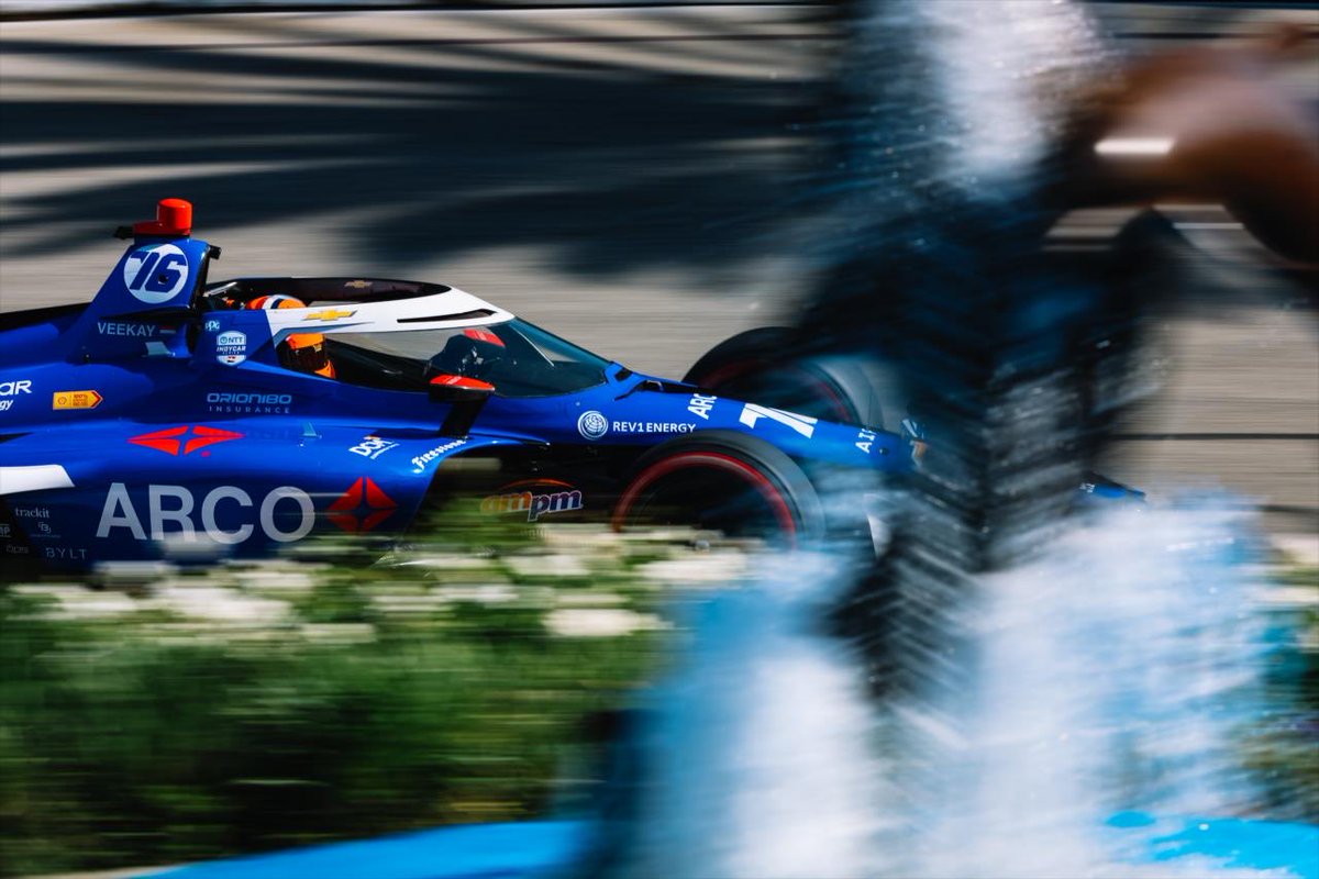 rinusveekay's tweet photo. Practice 1 is in the books! The @arco car feels good and I love this track. More to come👊🏼 https://t.co/8ALMrH2vuL