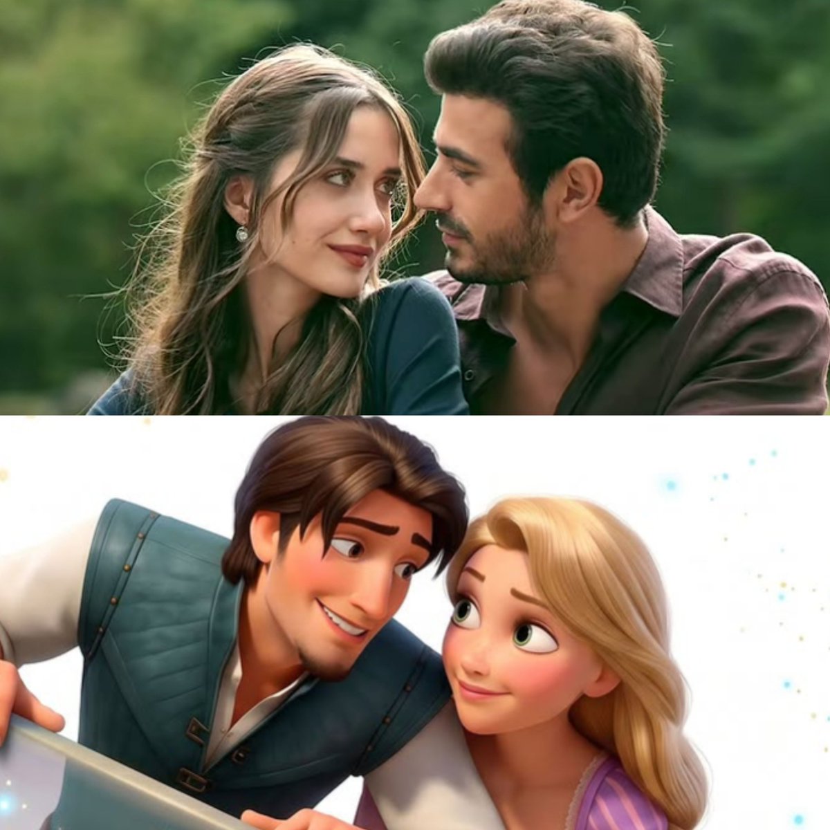 yuyunnurfadila's tweet image. So cute 🥺💓 #Emsu #MerTeş ilsu &amp;amp; Emin #rapunzel #arafta