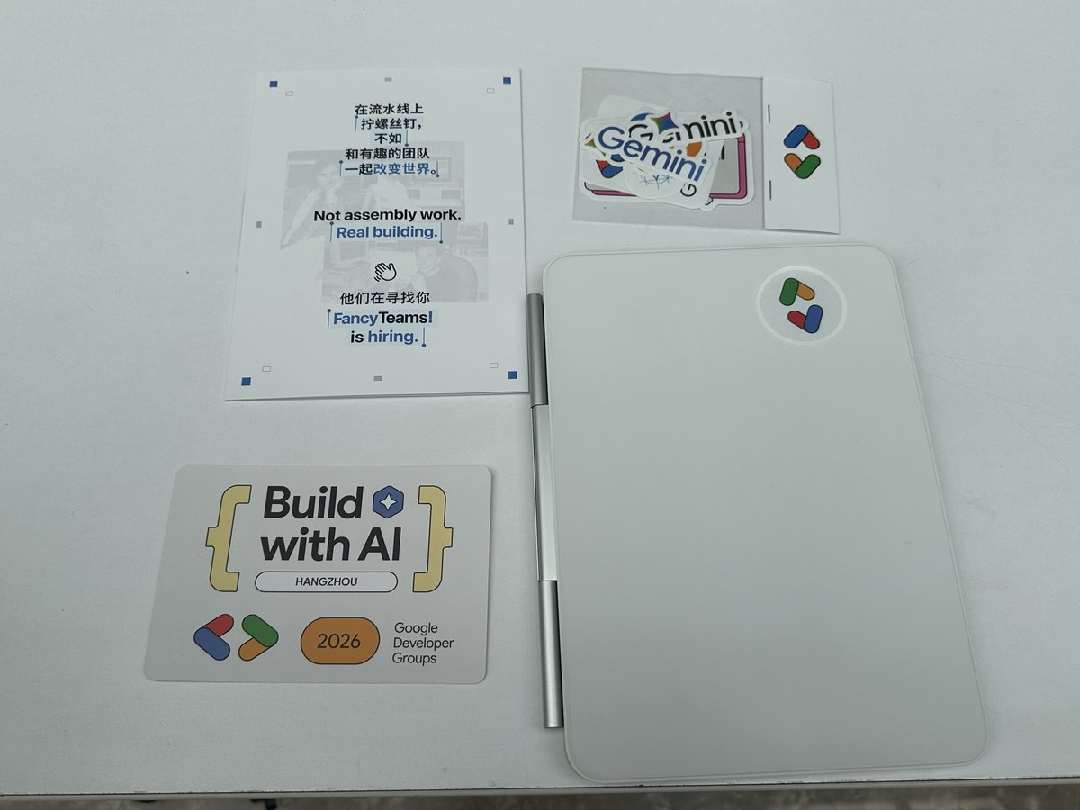 PeaceTech_FF's tweet image. 周末来GDG玩玩！
#Gemma4 #GDG #GDGHangzhou